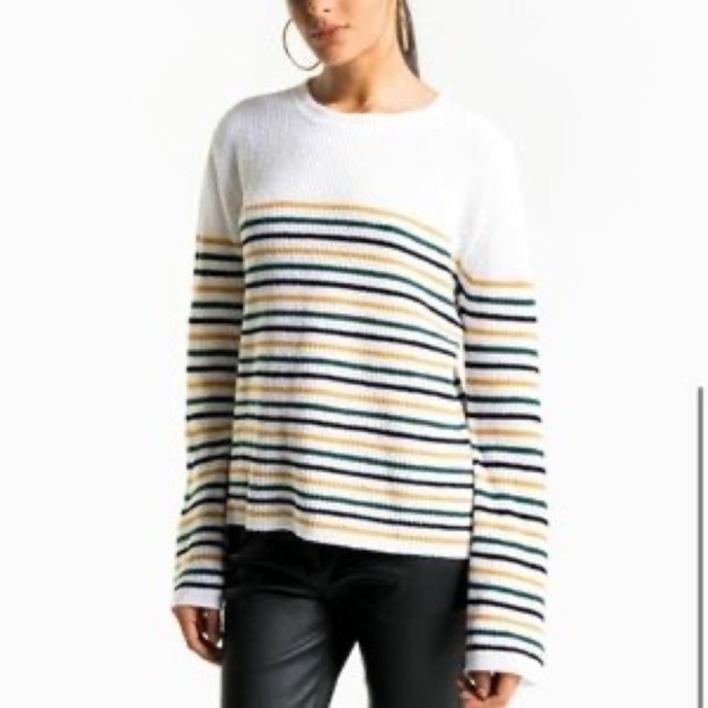 A.L.C. Women’s Meryl Striped Wool Blend Pullover Sweater